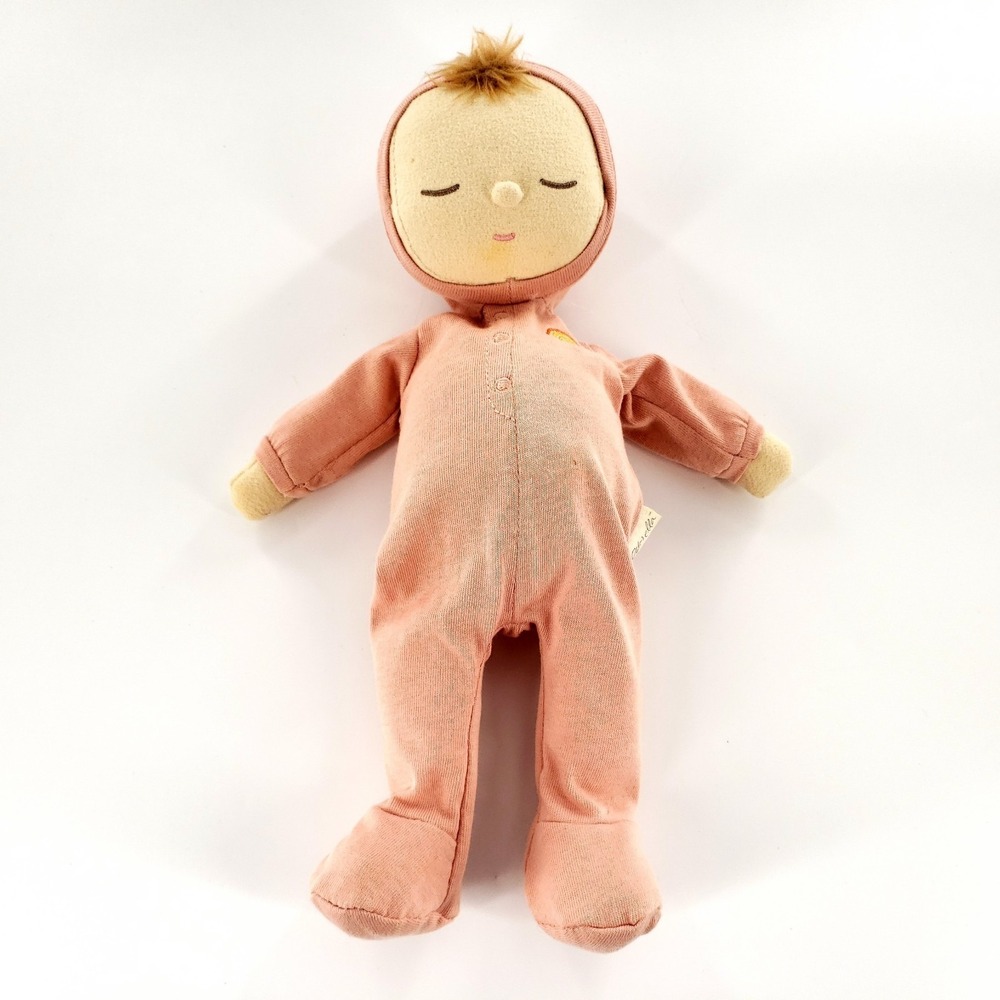 Ollie Ella Dozy Dinkum Pickle Doll Pink Outfit Rainbow Floppy